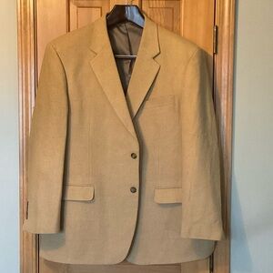 Botany 500 Men's Beige Camelhair Blazer